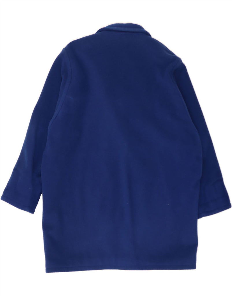 COLETTE WOLFGANG KAISER Womens Double Breasted Coat UK 12 Medium  Blue Vintage Colette Wolfgang Kaiser and Second-Hand Colette Wolfgang Kaiser from Messina Hembry 