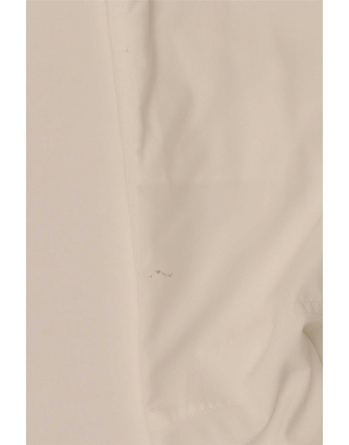 Puma Mens Graphic Bermuda Sport Shorts Small White Polyester