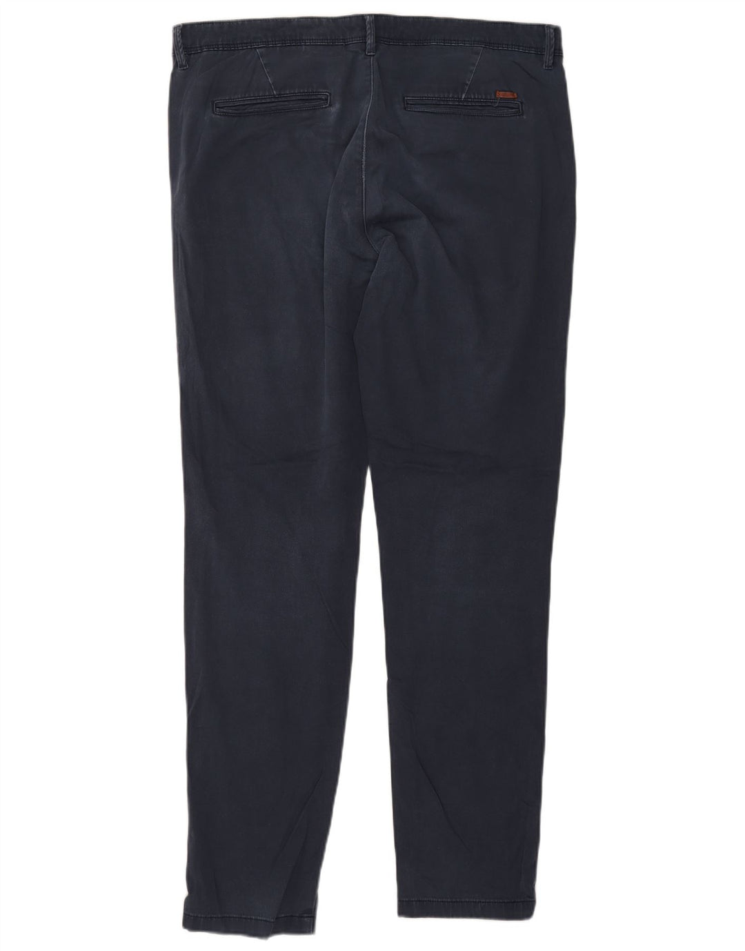 JACK & JONES Mens Marco Slim Chino Trousers W36 L34 Navy Blue