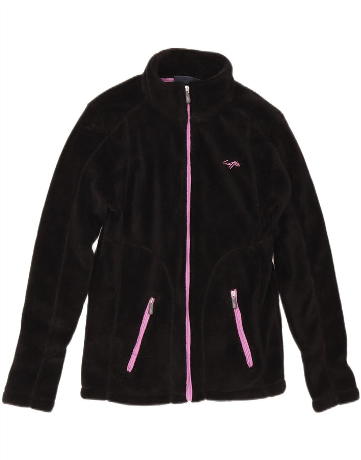 LOTTO Womens Fleece Jacket UK 14 Large Black