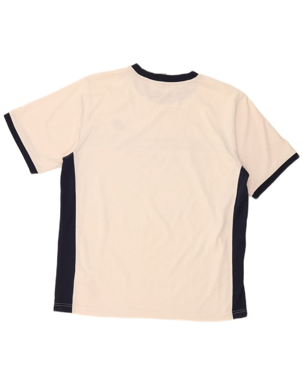 Nike Mens T-Shirt Top UK 42/44 Large White Colourblock Cotton