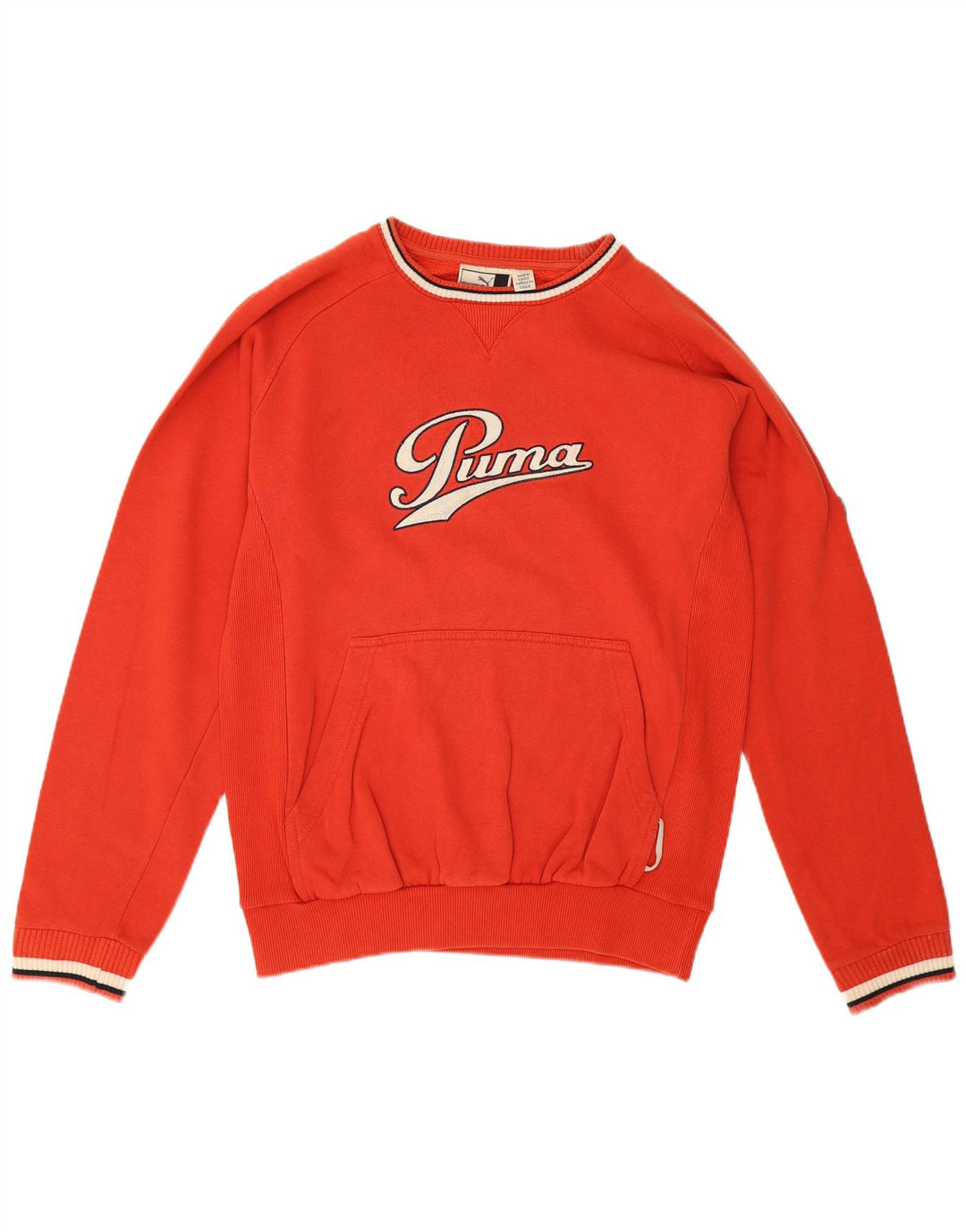 Puma Mens Graphic Sweatshirt Jumper Medium Red Cotton