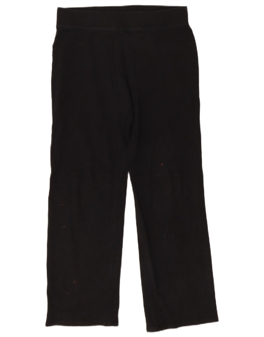 Marks & Spencer Womens Tracksuit Trousers UK 12 Medium Black Cotton