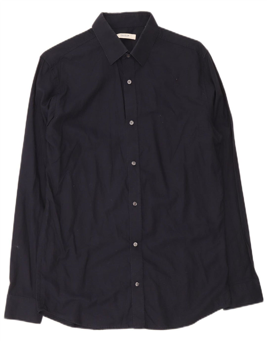 Jack & Jones Mens Premium Shirt Medium Navy Blue Cotton