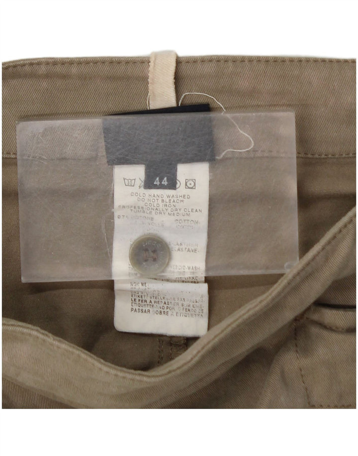TRUSSARDI Womens Straight Skirt IT 44 Medium W32  Grey Cotton
