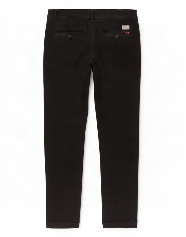 Levi's Mens Standard Tapered Chino Trousers W32 L30 Black Cotton