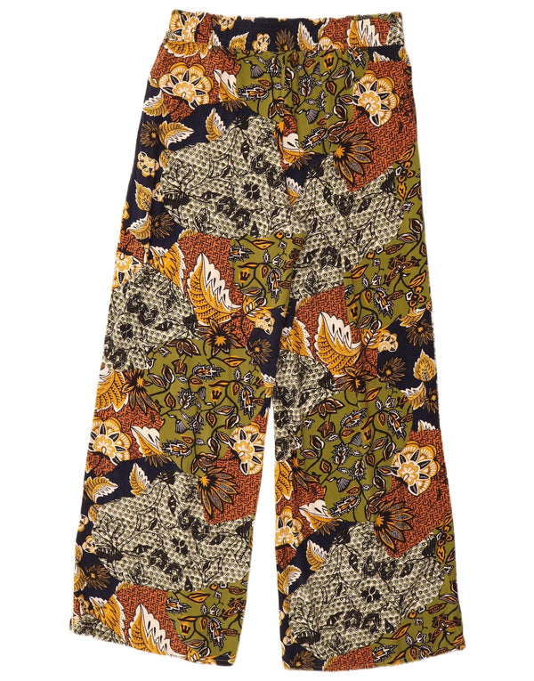 Esprit Womens Trousers UK 12 Medium W30 L30 Multicoloured Floral Viscose
