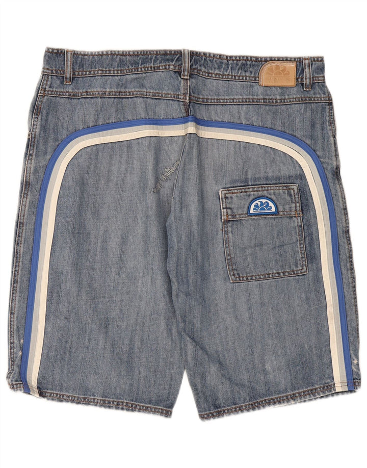 Sundek Mens Denim Shorts W40 XL Blue Cotton