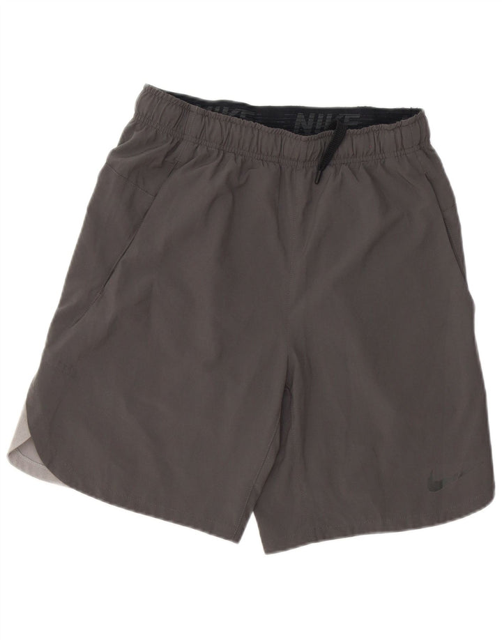 Nike Mens Dri Fit Sport Shorts Small  Grey Colourblock Polyester