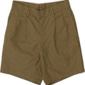 VINTAGE Womens Pegged Chino Shorts W30 Medium  Khaki Vintage Vintage and Second-Hand Vintage from Messina Hembry 