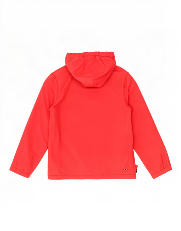 Napapijri Boys Geographic Graphic Hooded Anorak Jacket 11-12 Years Red