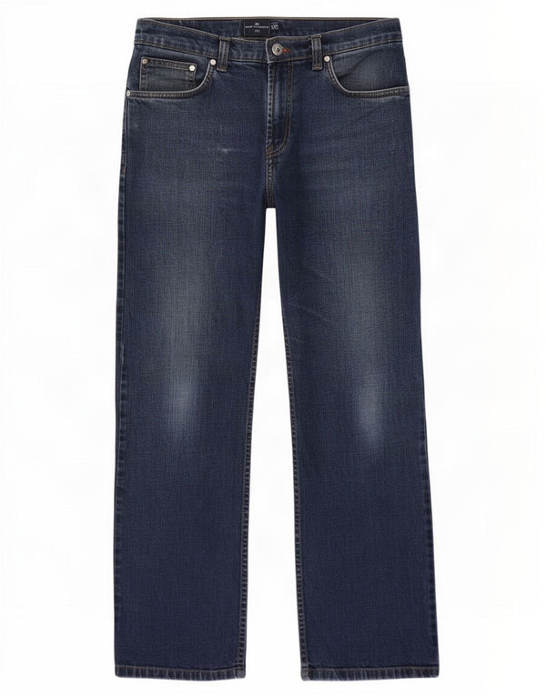 Marks & Spencer Mens Blue Harbour Straight Jeans W32 L31 Cotton