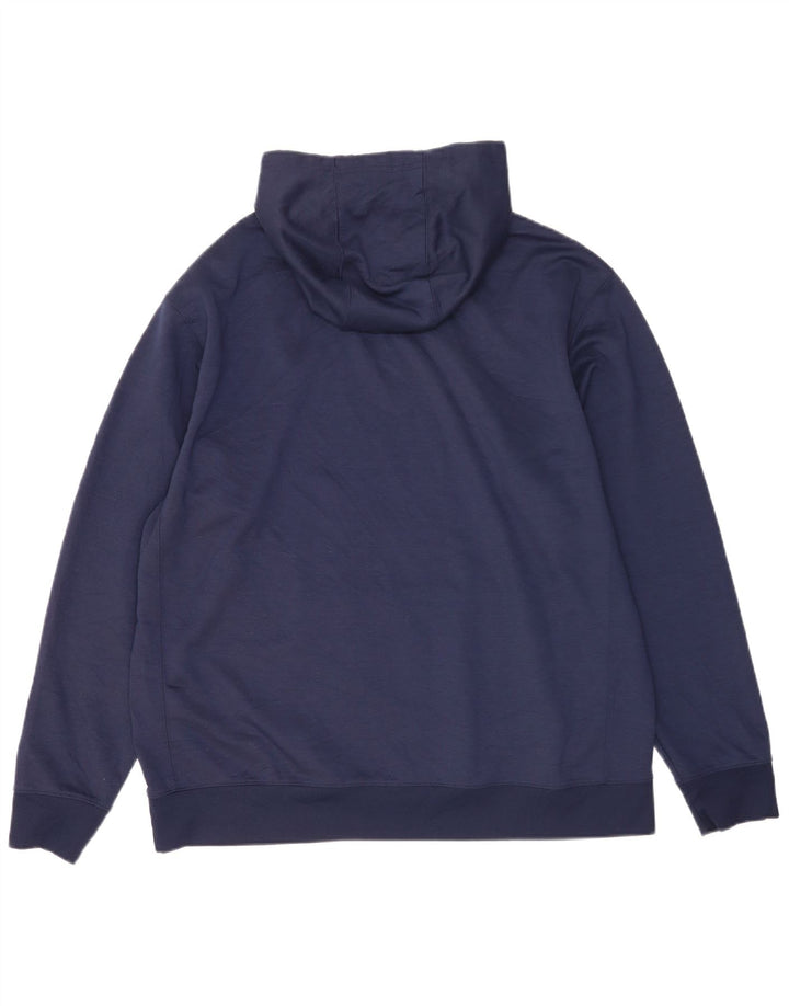 Fila Mens Hoodie Jumper XL Navy Blue Polyester