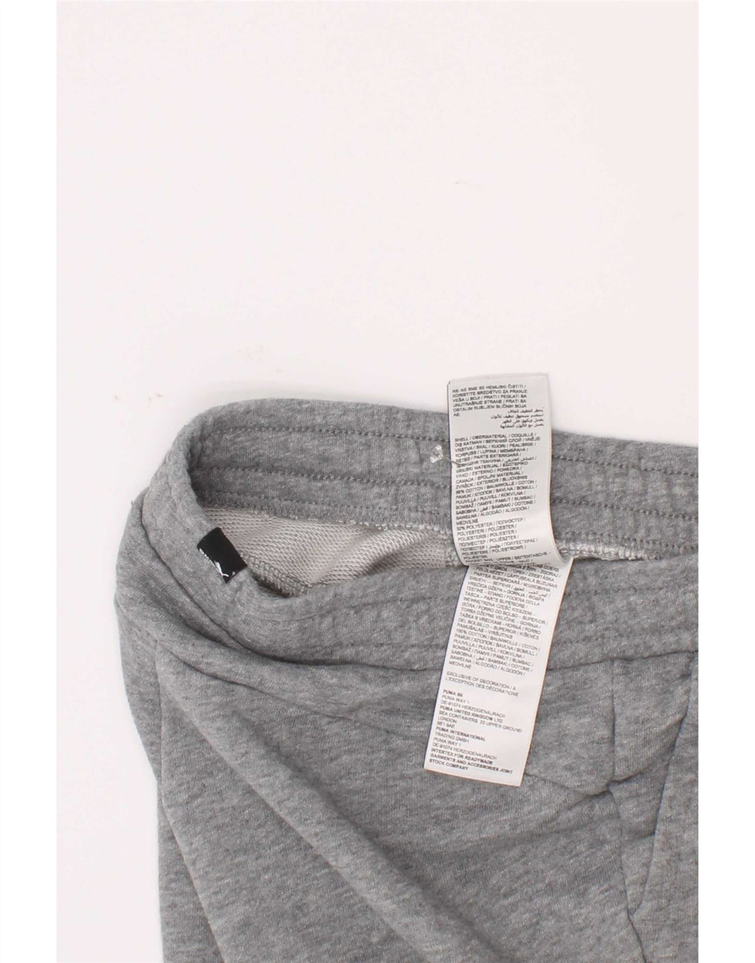 Puma Boys Sport Shorts 7-8 Years Grey Flecked Cotton