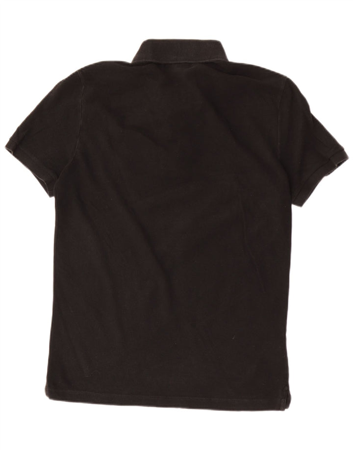 Lacoste Mens Slim Fit Polo Shirt Size 4 Medium Black Cotton