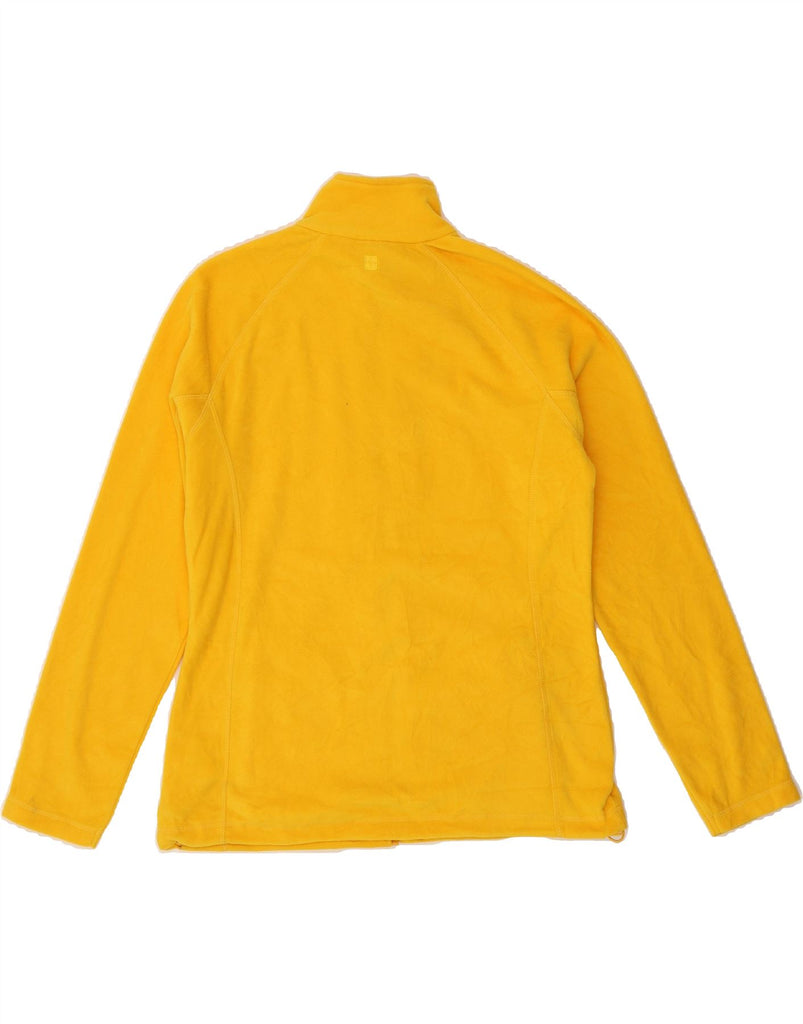 MOUNTAIN WAREHOUSE Womens Fleece Jacket UK 14 Medium Yellow Polyester Vintage Mountain Warehouse and Second-Hand Mountain Warehouse from Messina Hembry 