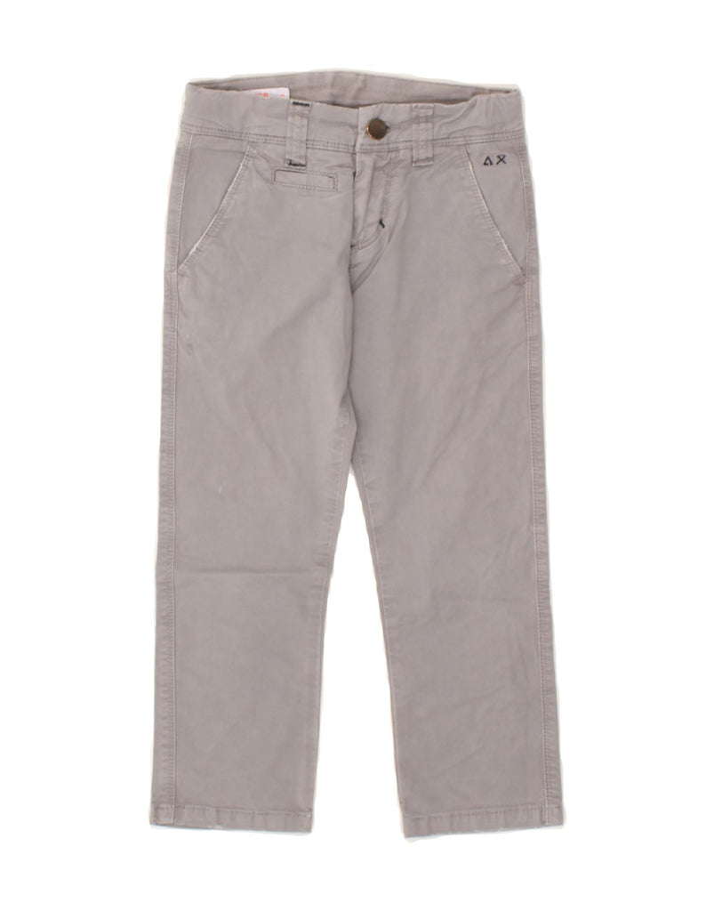 SUN68 Boys Straight Chino Trousers 3-4 Years Grey Cotton | Vintage Sun68 | Thrift | Second-Hand Sun68 | Used Clothing | Messina Hembry 