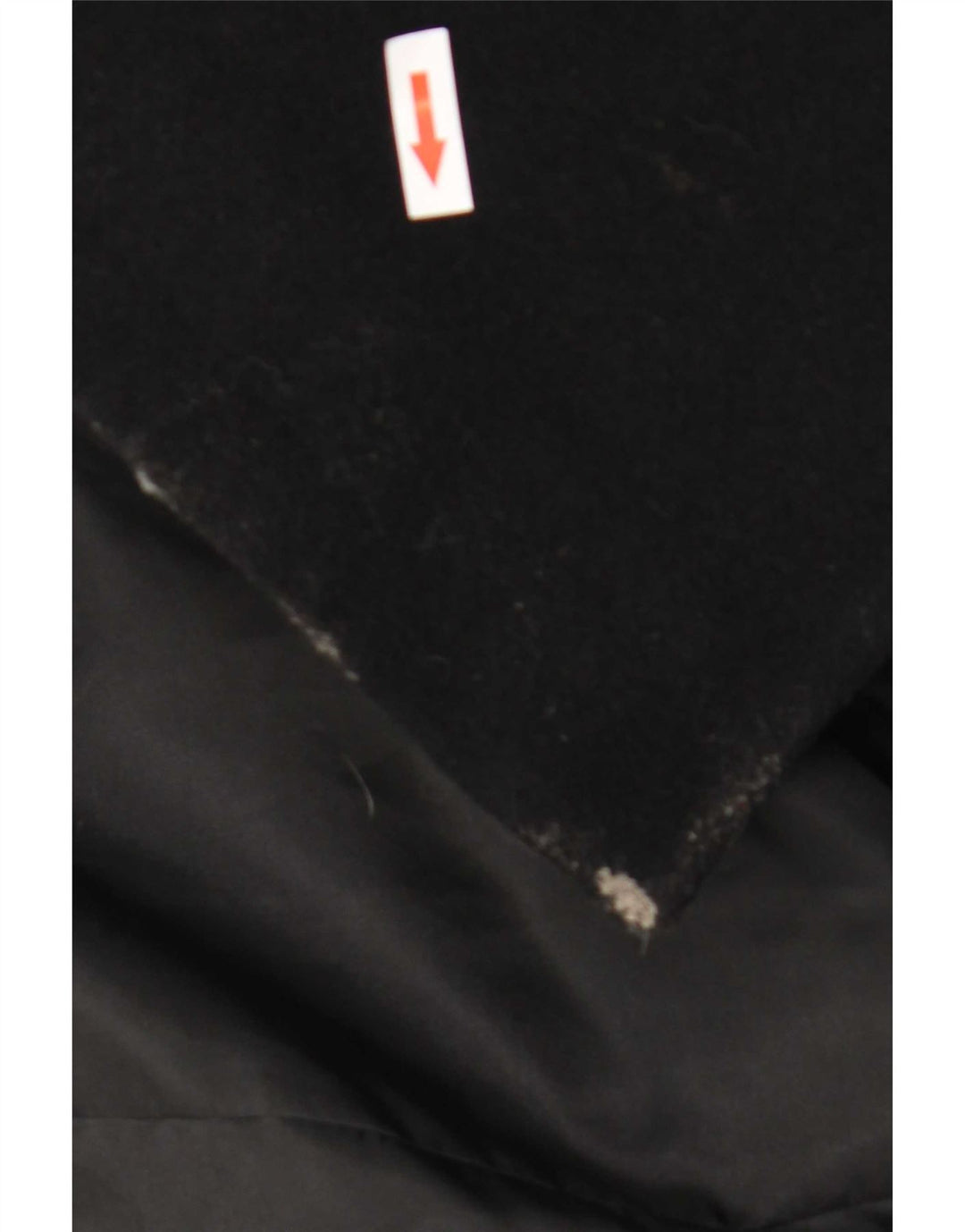 Vintage Mens Double Breasted Coat EU 36 Small Black Wool