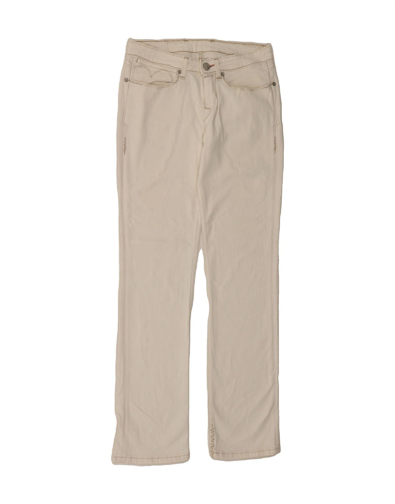 LEVI'S Womens Straight Jeans W30 L34 White Cotton Vintage Levi's and Second-Hand Levi's from Messina Hembry 