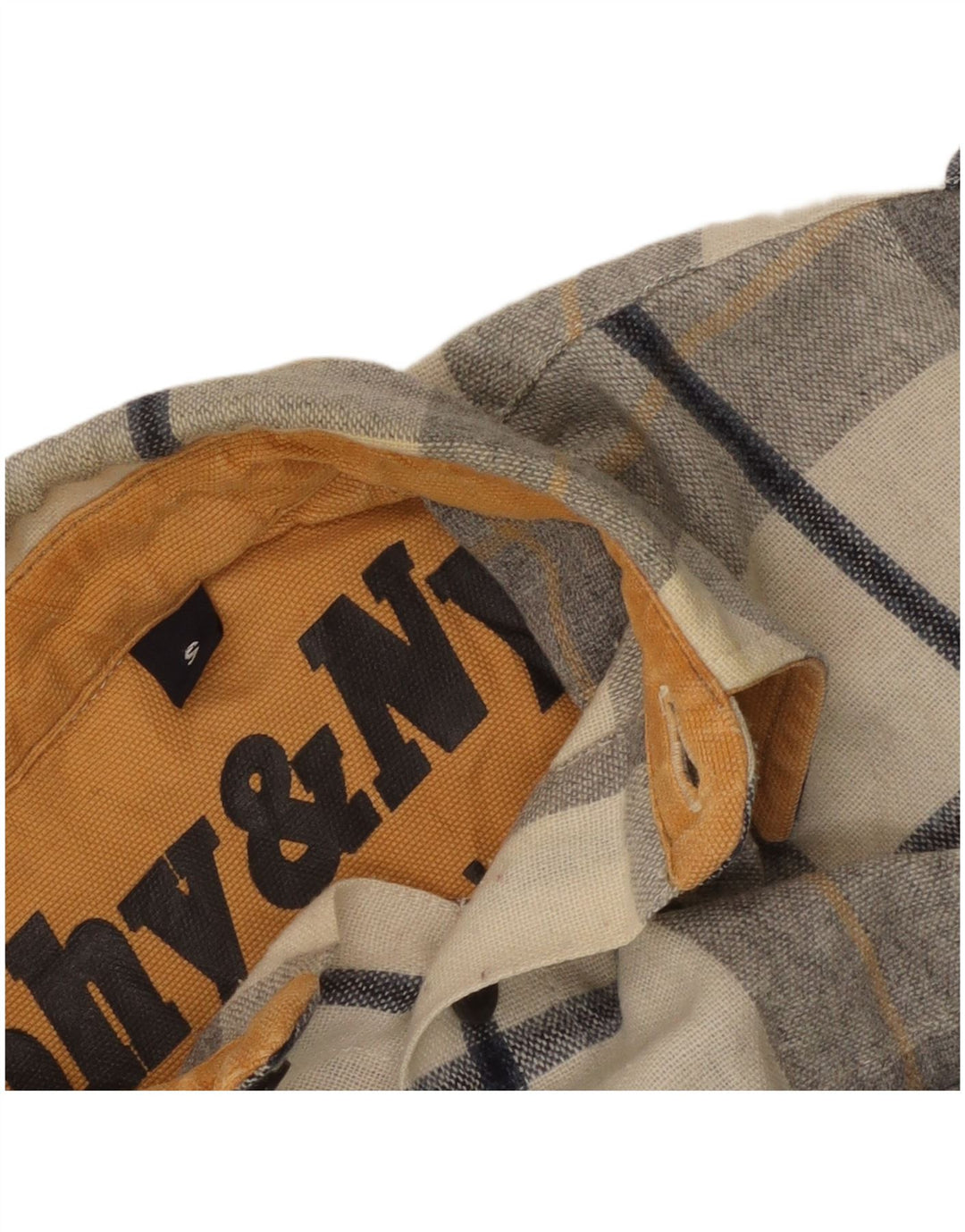 Murphy & Nye Mens Flannel Shirt Small Multicoloured Check Acrylic