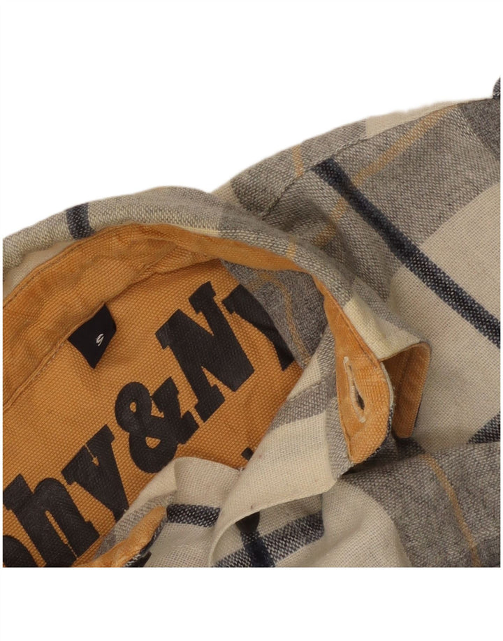 Murphy & Nye Mens Flannel Shirt Small Multicoloured Check Acrylic