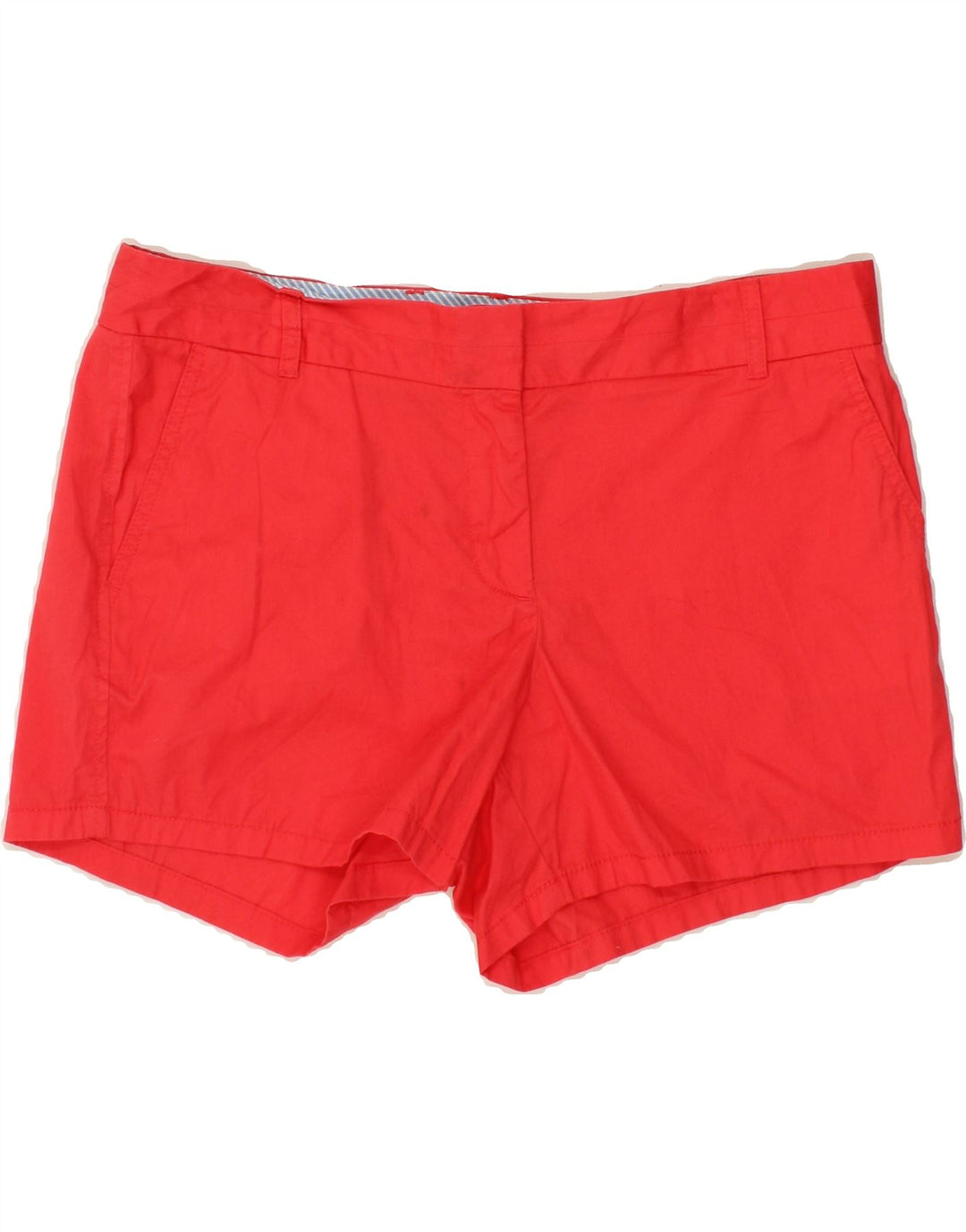 J. CREW Womens Broken In Chino Shorts US 12 Large W36 Red Cotton Vintage J. Crew and Second-Hand J. Crew from Messina Hembry 