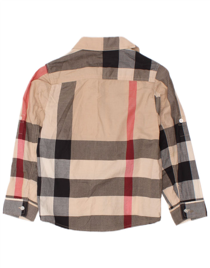 Burberry Boys Shirt 5-6 Years Multicoloured Check Cotton