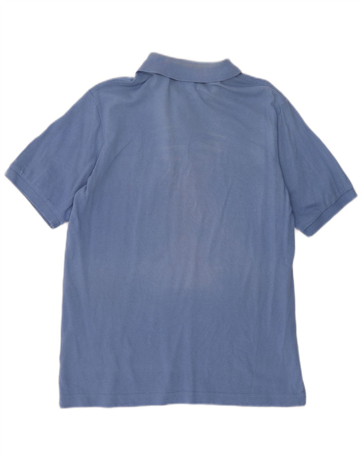 Kappa Mens Polo Shirt Medium Blue Cotton