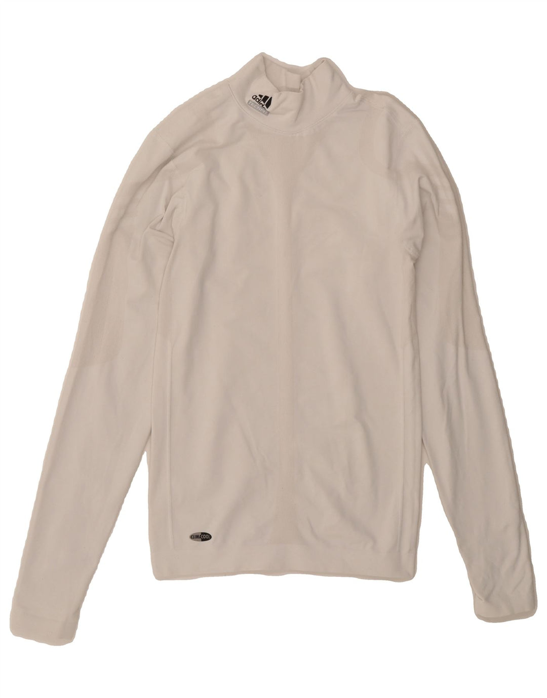 ADIDAS Womens Climacool Top Long Sleeve UK 8 Small Off White Polyester Vintage Adidas and Second-Hand Adidas from Messina Hembry 