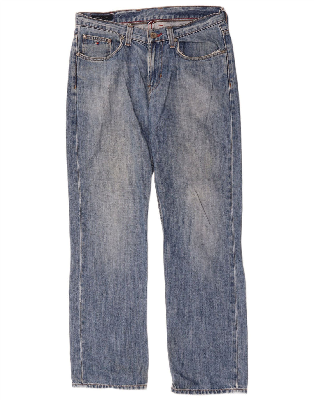 Tommy Hilfiger Mens Straight Jeans W32 L32 Blue Cotton