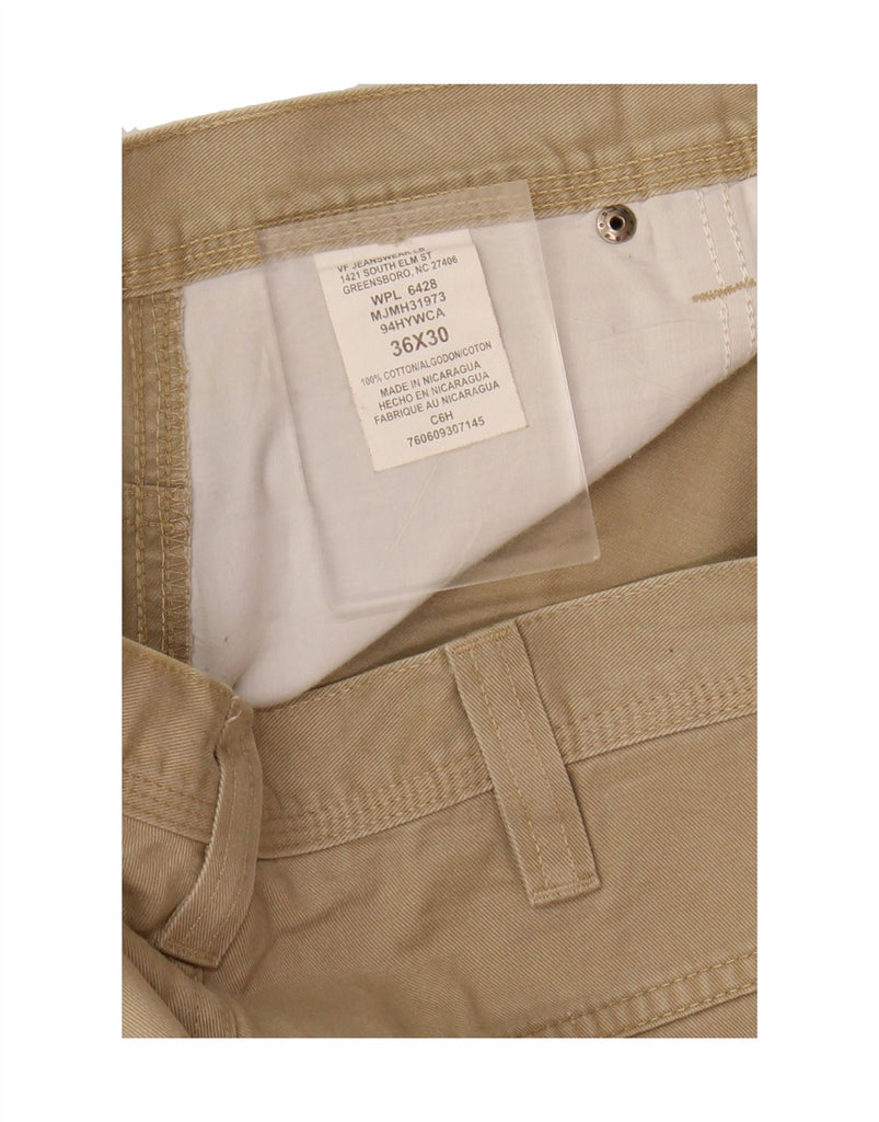 WRANGLER Mens Straight Cargo Trousers W36 L27 Beige Cotton Vintage Wrangler and Second-Hand Wrangler from Messina Hembry 
