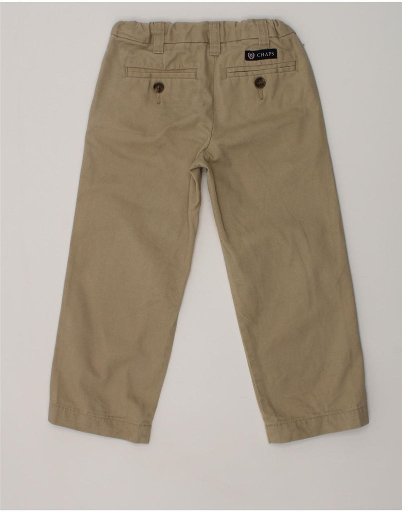 CHAPS Boys Straight Chino Trousers 2-3 Years W20 L15  Brown Cotton | Vintage Chaps | Thrift | Second-Hand Chaps | Used Clothing | Messina Hembry 