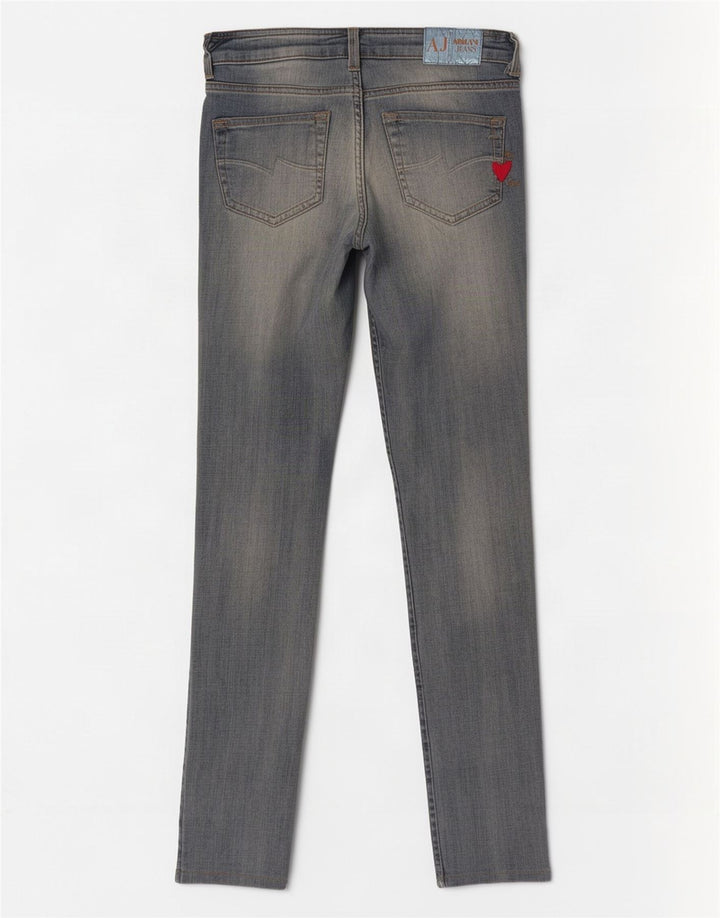 Armani Womens Skinny Jeans W30 L32 Blue Cotton