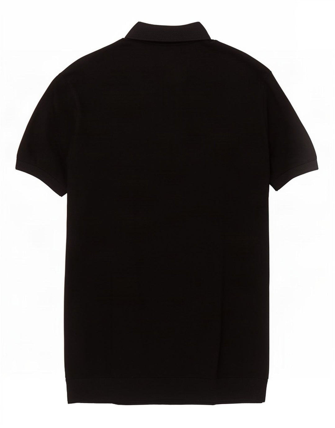 Zara Mens Short Sleeve Polo Shirt Large Black