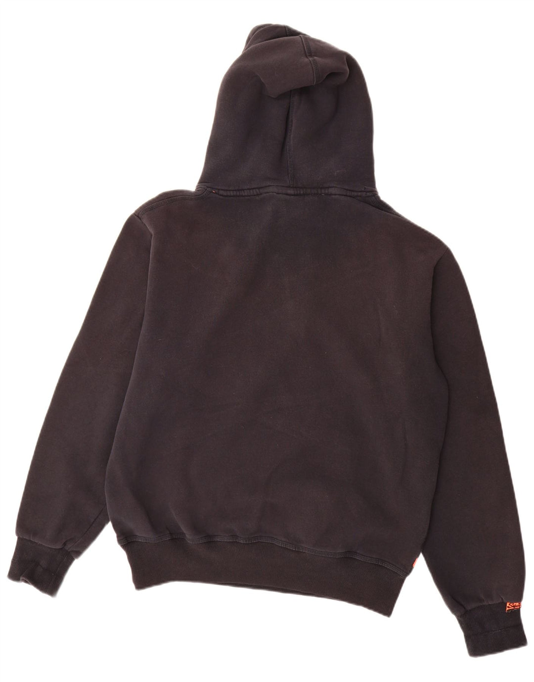 Superdry Mens Graphic Hoodie Jumper Large Black Cotton
