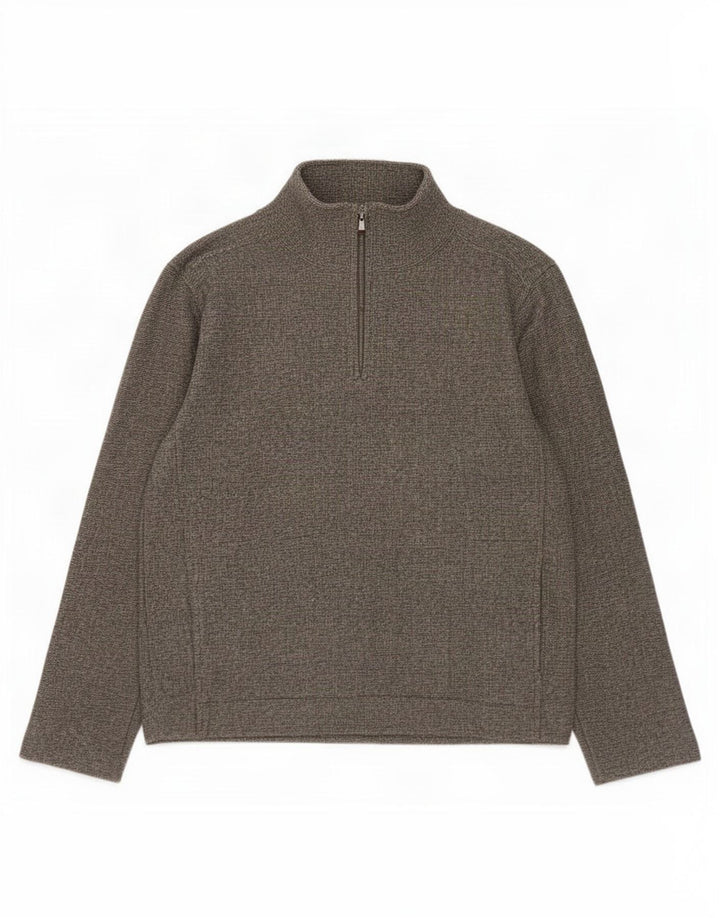 Marks & Spencer Mens Loose Fit Sweatshirt Jumper Small Grey Flecked