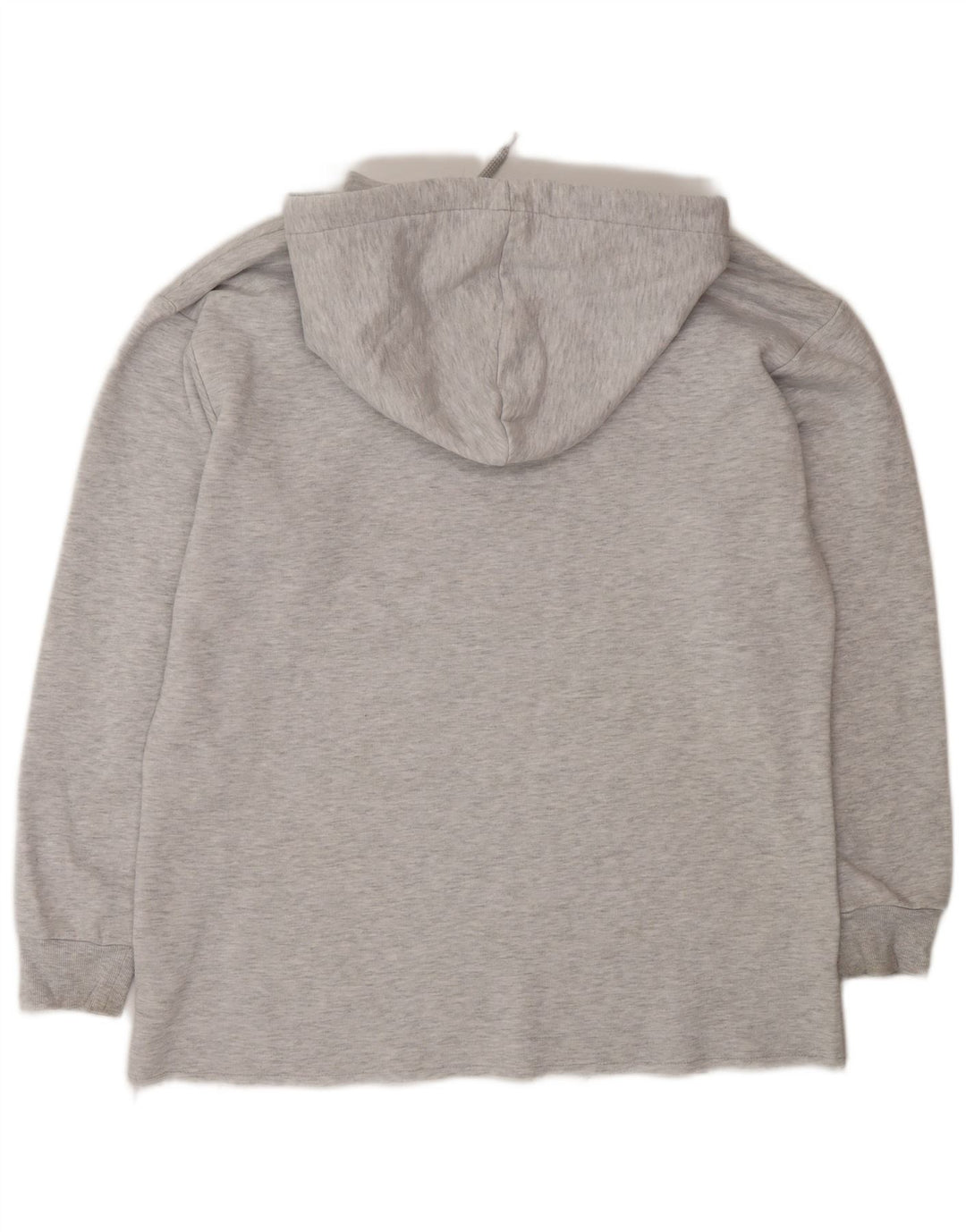 Topshop Womens Tall Oversized Hoodie Jumper UK 10 Small Grey Polyester