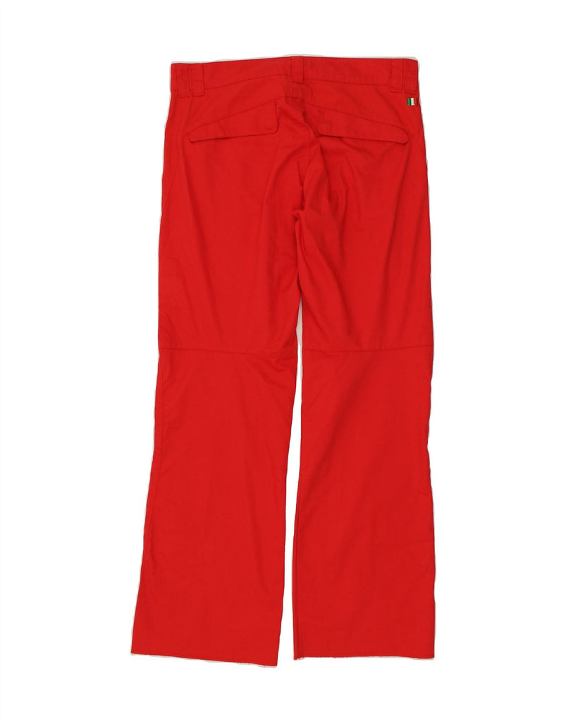 PUMA Womens Straight Trousers W32 L32  Red Cotton Vintage Puma and Second-Hand Puma from Messina Hembry 