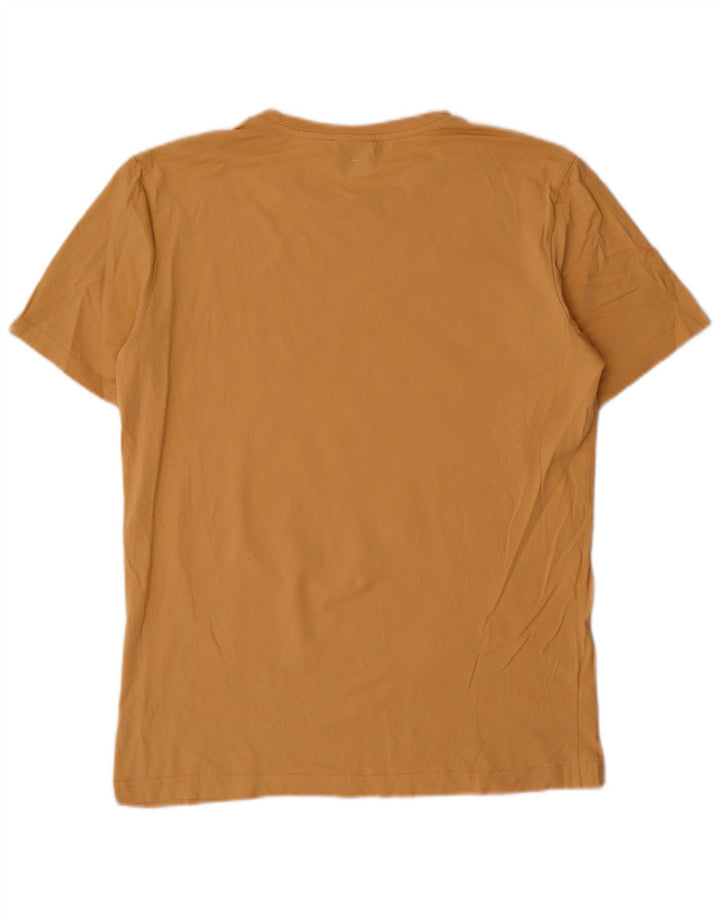Puma Mens Graphic T-Shirt Top Medium Yellow
