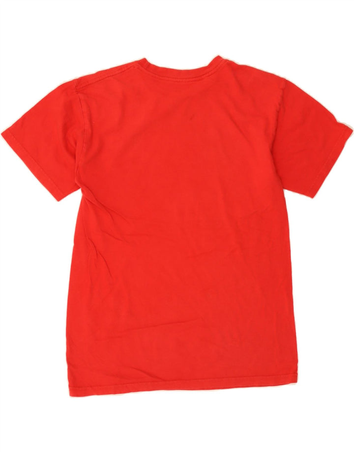VOLCOM Womens Graphic T-Shirt Top UK 10 Small Red Cotton Vintage Volcom and Second-Hand Volcom from Messina Hembry 