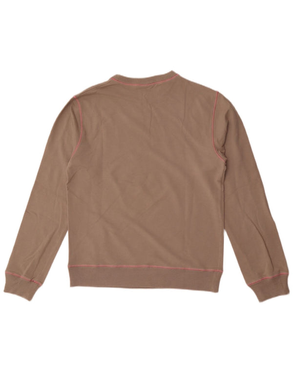 Richmond Mens Graphic Sweatshirt Jumper Large Brown Cotton