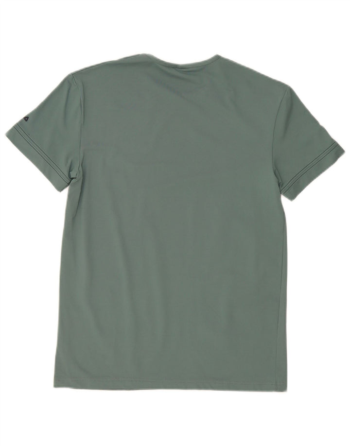 Fila Womens T-Shirt Top UK 10 Small Green