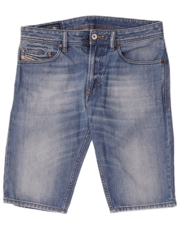 Diesel Mens Denim Shorts W29 Medium Blue Cotton