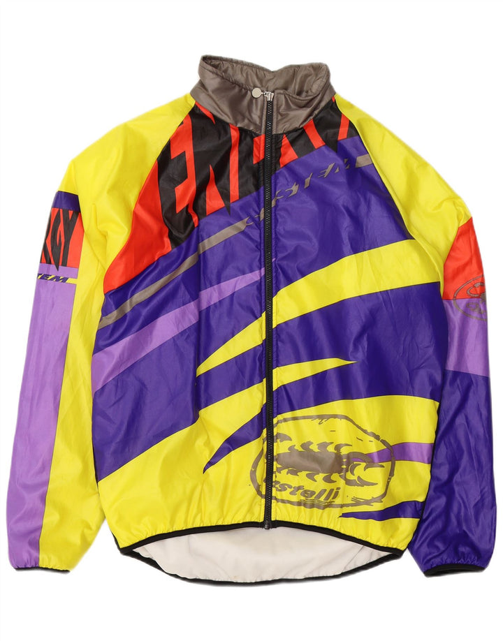 Castelli Mens Graphic Tracksuit Top Jacket XL Multicoloured Colourblock
