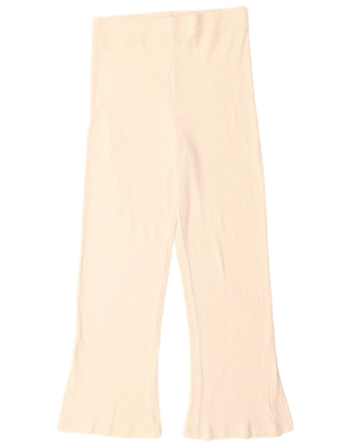 Zara Womens Tracksuit Trousers UK 18 XL Off White