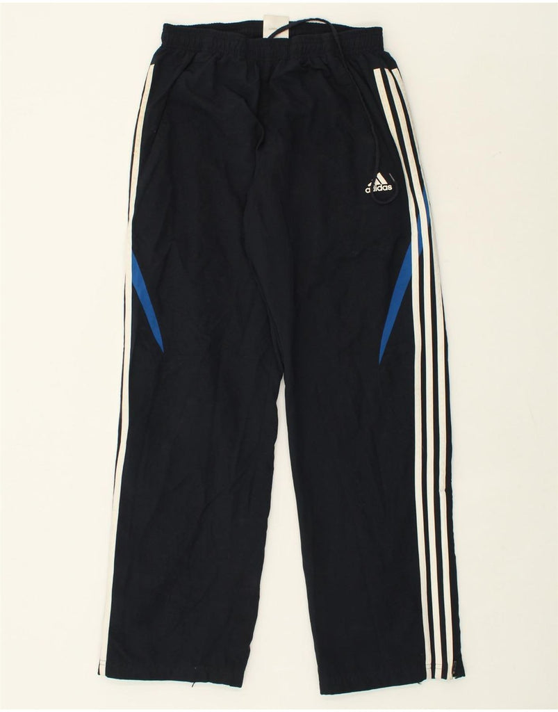 ADIDAS Mens Tracksuit Trousers Medium Navy Blue Polyester | Vintage Adidas | Thrift | Second-Hand Adidas | Used Clothing | Messina Hembry 