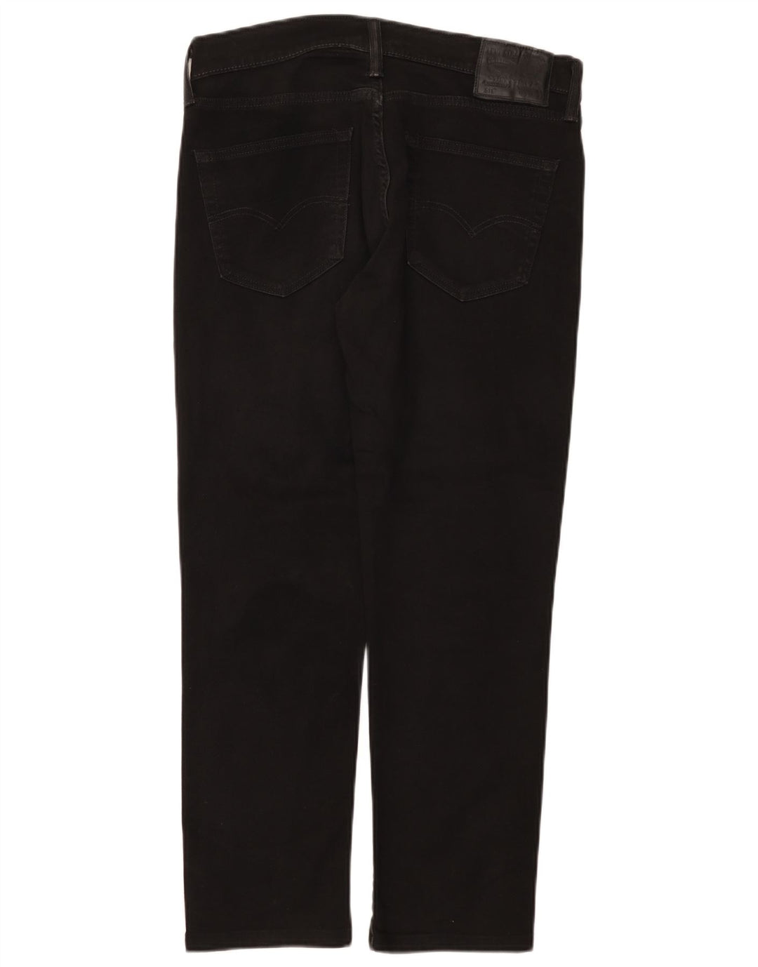 Levi's Mens Slim Jeans W33 L28 Black Cotton