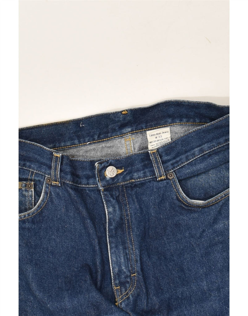 CALVIN KLEIN Mens Tapered Jeans W33 L31  Blue Cotton | Vintage Calvin Klein | Thrift | Second-Hand Calvin Klein | Used Clothing | Messina Hembry 