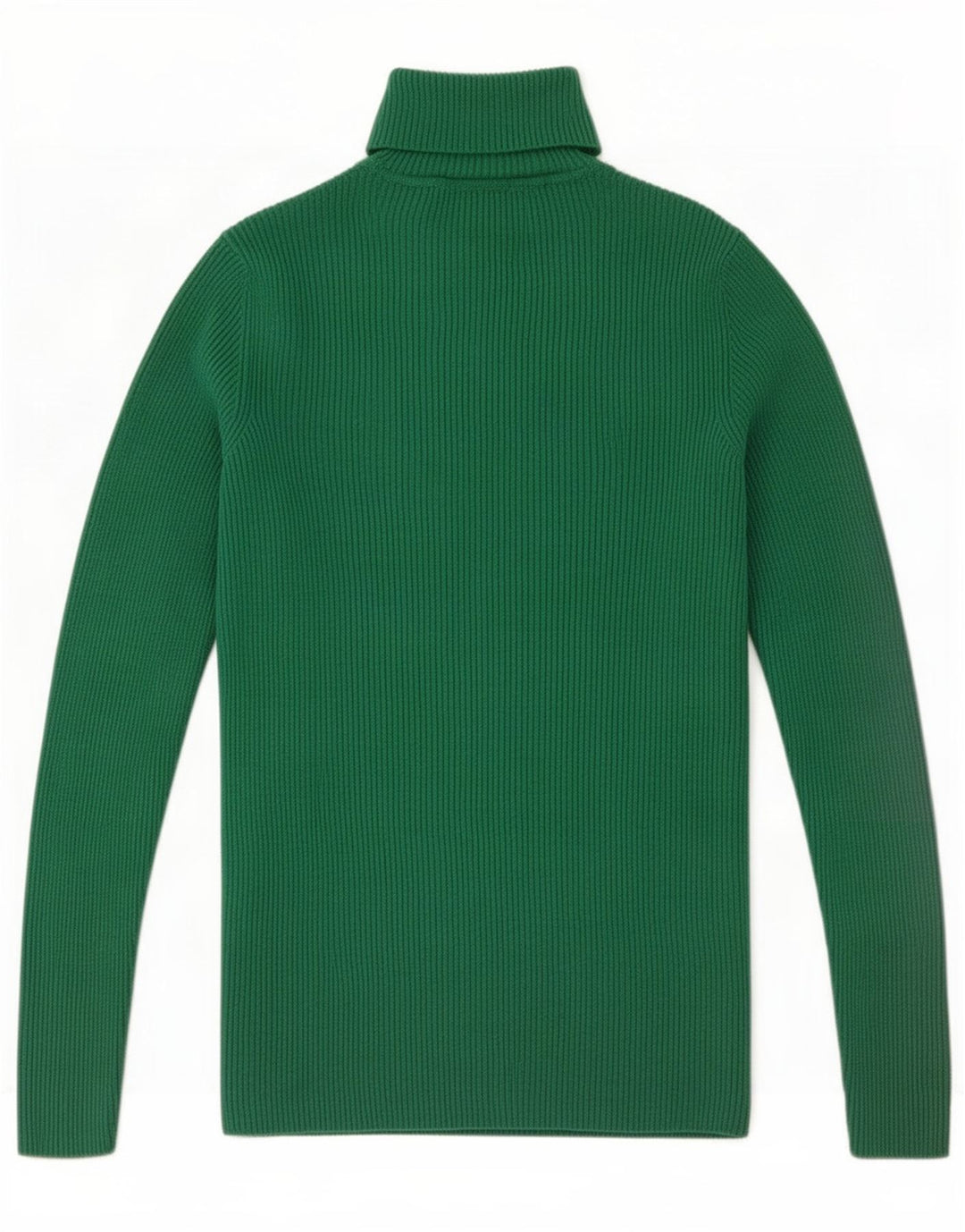 Marks & Spencer Womens Roll Neck Jumper Sweater UK 10 Small Green Viscose