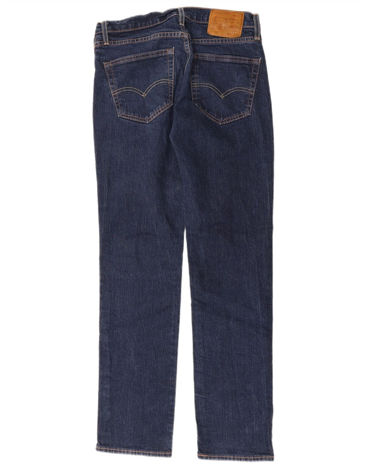 Levi's Mens 511 Slim Jeans W31 L32 Navy Blue Cotton